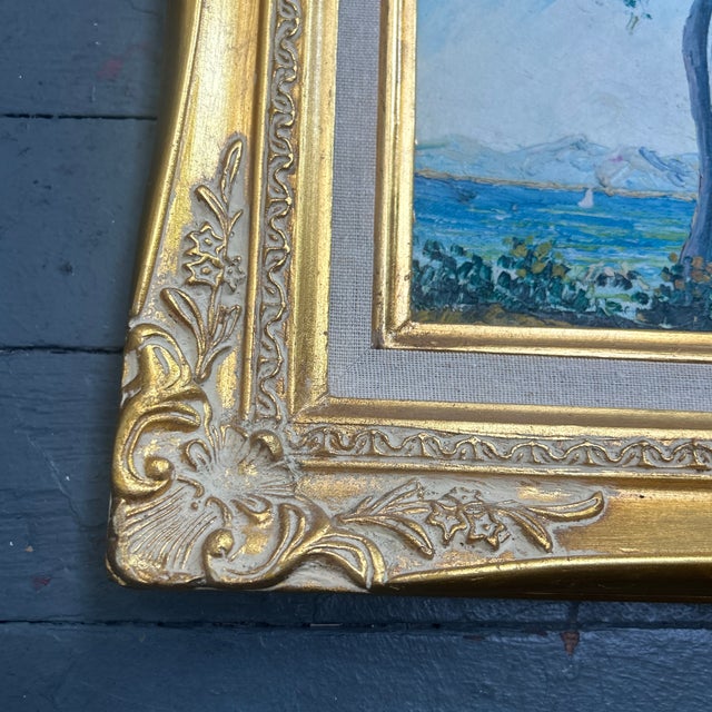 Impressionist 1980’s Original Impressionist Seascape Painting After Monet For Sale - Image 3 of 4