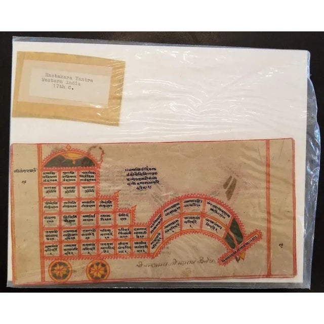 PRESENTING a STUNNING piece of Indian Antiquity from the 17th Century, namely, a 17C Set of 8 Paintings from a Yantra....