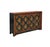 Wood Tibetan Style Jewel Treasure Bowl Graphic Credenza Storage Cabinet For Sale - Image 7 of 16