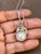 White 14mm South Sea Cultured Pearl & Diamond 18 K Gold Two Tone Pendant + Chain 14 KG For Sale - Image 8 of 18