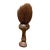 Antique Shaving Brush Turned Wood Handle Horsehair or Badger Hair For Sale