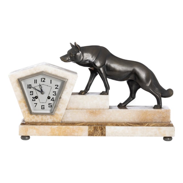 Art Deco Mantel Clock For Sale