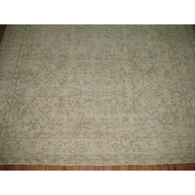 Distressed Vintage Turkish Rug For Sale - Image 4 of 5