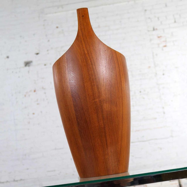 Monumental Dansk Staved Teak Bucket Style Ice Bucket by Jens Quistgaard For Sale - Image 6 of 13