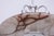 Art Deco Chandelier in Aluminium and Marbled Glass, Czech, 1940s For Sale - Image 4 of 13