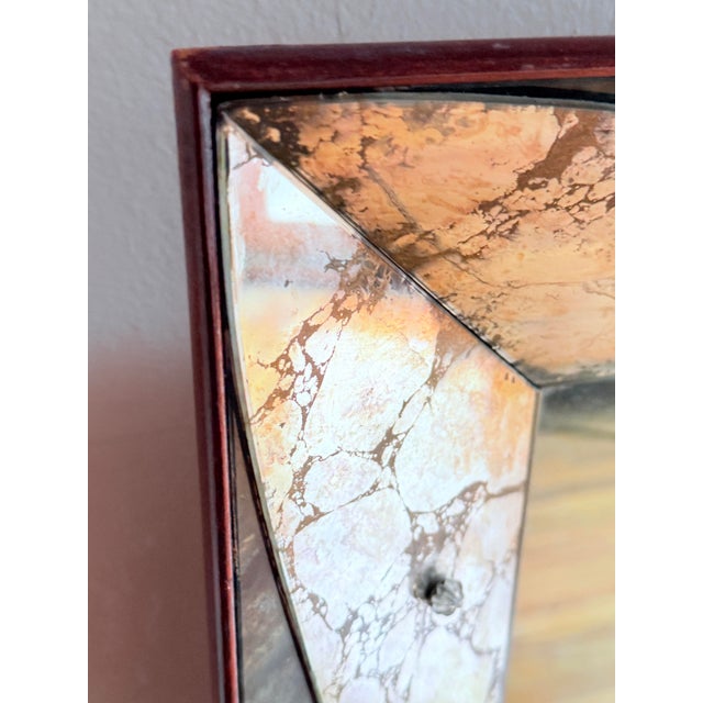 Vintage 1960s Venetian-Style Mirror With Etched Glass and Gold Gilt Frame For Sale - Image 11 of 16