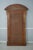Large Distressed Walnut Beveled Glass Pier Mirror For Sale - Image 10 of 10