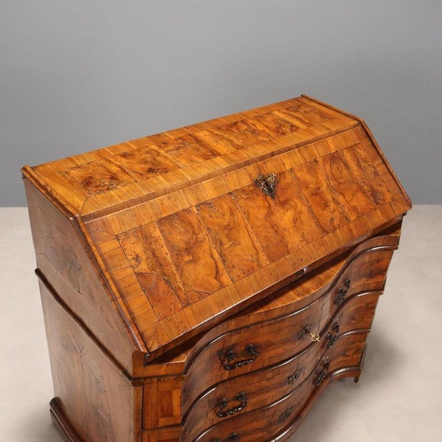 Walnut Drop-Leaf Secretary For Sale - Image 10 of 13