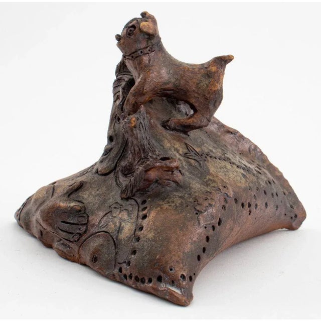 Eva Bouzard-Hui Abstract Art Pottery Sculpture For Sale - Image 9 of 11