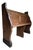 Antique Oak Church Pew Hall Bench, 1900s For Sale