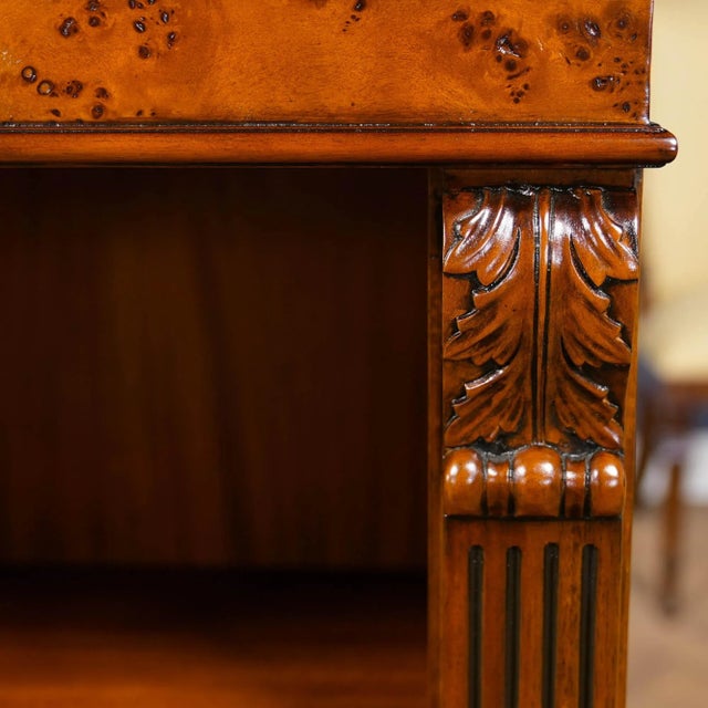 Burled Penhurst Bookcase For Sale - Image 4 of 13