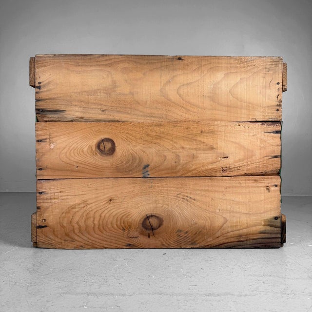 Vintage Japanese Wooden Crate with Kincho Label, 1930s For Sale - Image 9 of 12