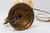 Italian Art Nouveau Glass and Brass Moon Wall Light, 1920s For Sale - Image 4 of 18