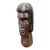 Vintage Hand Carved Wood African Man Head Bust Sculpture Wooden 7in” Signed For Sale