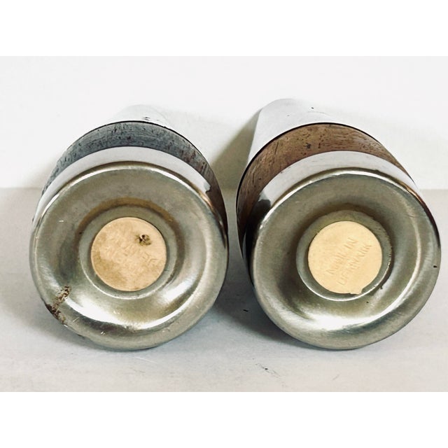 Mid-Century Modern MCM Salt and Pepper Shakers For Sale - Image 3 of 3