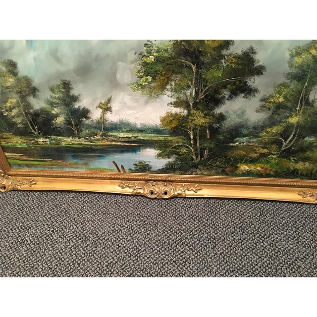Vintage Oil Painting by Italian Artist Georgi Colberti C1950, Framed For Sale - Image 4 of 5