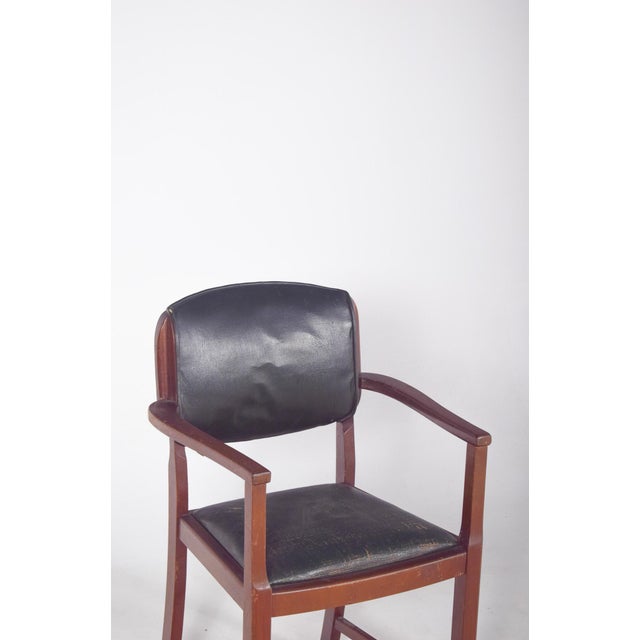 Portuguese Desk Armchair, 1950s For Sale - Image 4 of 7