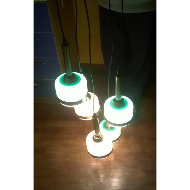 Murano Glass Pendant for Vistosi, 1960s For Sale - Image 3 of 8