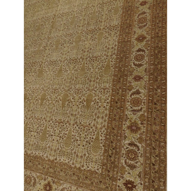 Extra Fine Hand-Knotted Paisley rug.8'x 9'10" For Sale - Image 10 of 18
