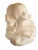White 19th Century Italian Marble Bust of a Lady With a Veil For Sale - Image 8 of 8