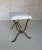 Spanish Gilt Iron Bench With Hammered Frame For Sale - Image 10 of 12