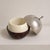 1970s Mid-Century Modern French Ice Bucket Metal and Bakelite Lucite For Sale - Image 4 of 8