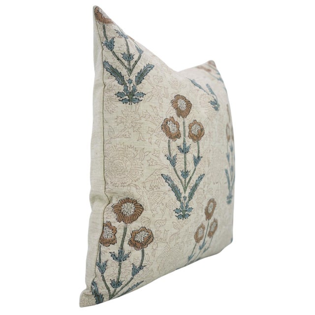 Elevate your home décor with the Fabritual Elegant Handmade Block Floral Print Pillow Cover, a perfect fusion of tradition...