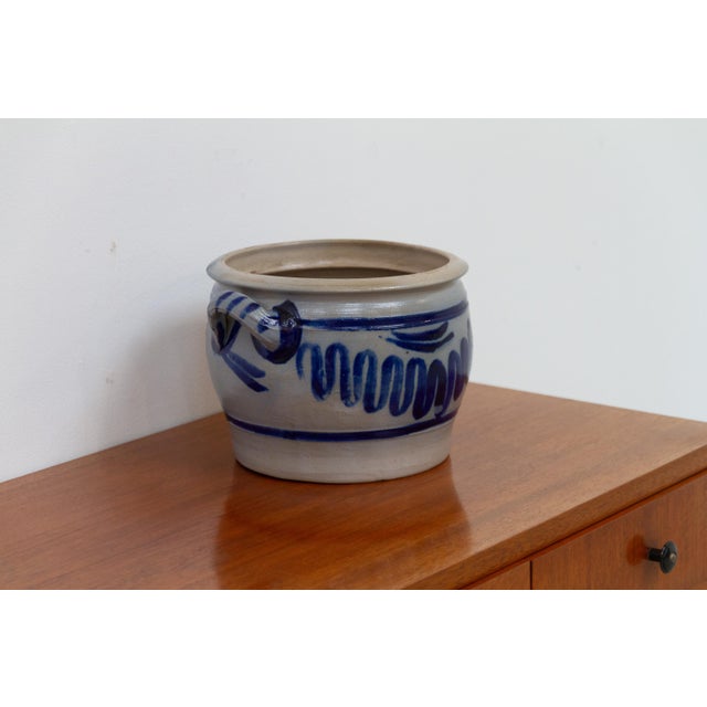 19th Century German Stoneware Five Liter Crock, 1890s For Sale - Image 10 of 11