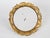 1950s Spanish Rococo Heavy Sand-Cast Bronze Flush Mount Ceiling Light With Etched Frosted Glass Dome For Sale - Image 9 of 12