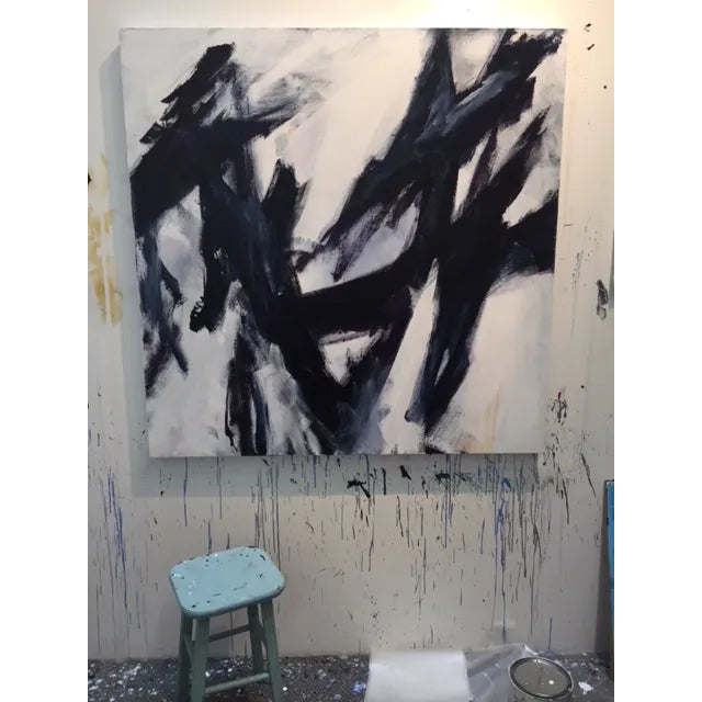 Europa. 60" x 60" acrylic on canvas stretched over panel. I painted this while inspired by the moon called Europa (one of...