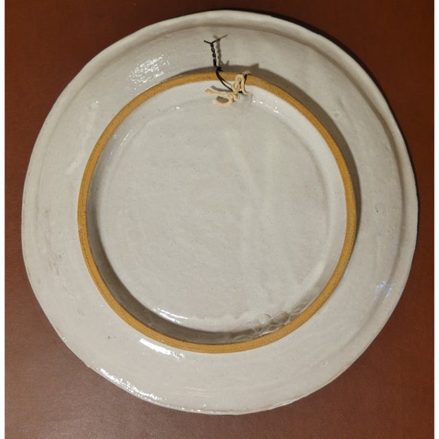 Italian Deruta Italian Hand Painted Plate For Sale - Image 3 of 3