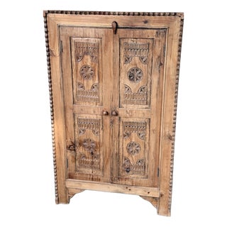 Small Folk Art Cabinet, 1960s For Sale