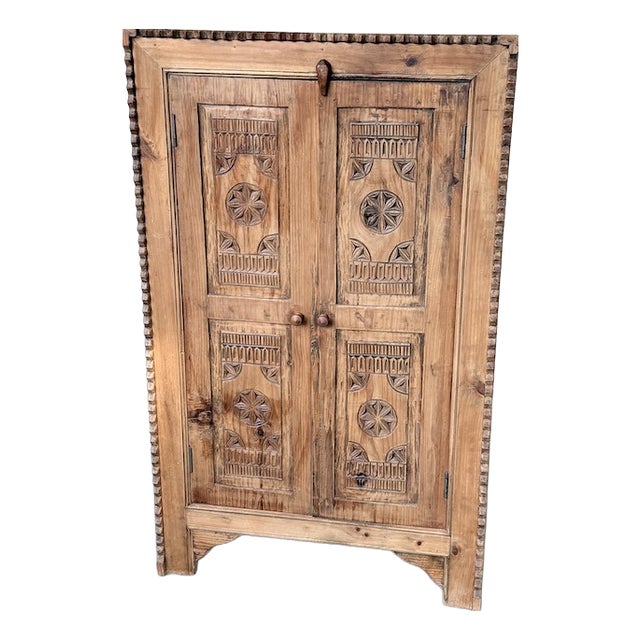 Small Folk Art Cabinet, 1960s For Sale