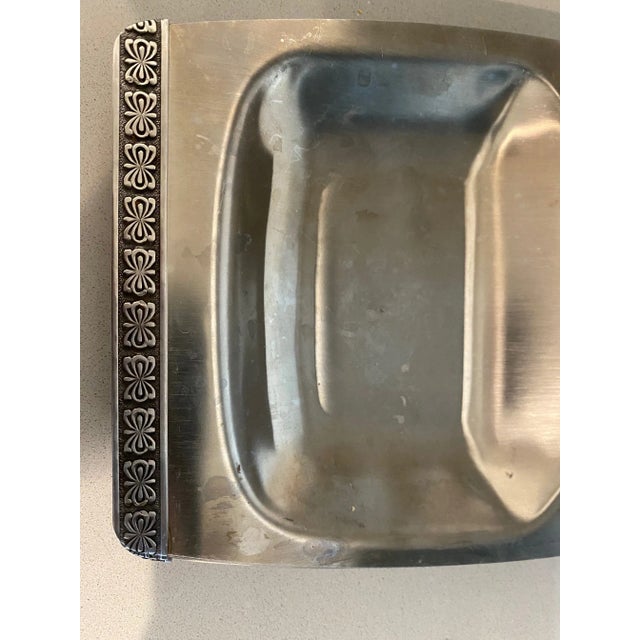 Mid 20th Century Mid-Century Modern Stainless Steel Cocktail Dishes- Set of 3 For Sale - Image 5 of 6