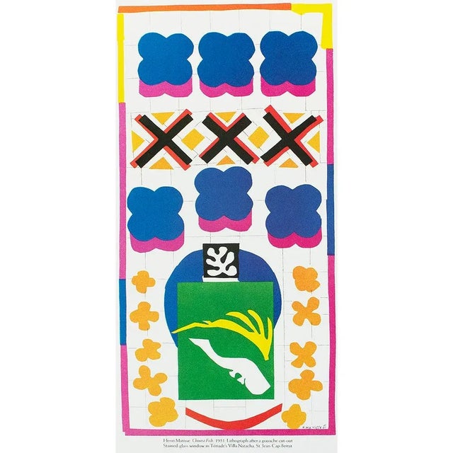 1987 After Henri Matisse for Verve "Chinese Fish", Second Edition Full-Color Print For Sale - Image 9 of 9