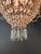 Vintage French Empire Style Crystal Basket Chandelier Neoclassical Crystal For Sale - Image 6 of 9