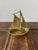 Mid 20th Century Vintage English Brass Sailboat For Sale - Image 5 of 6