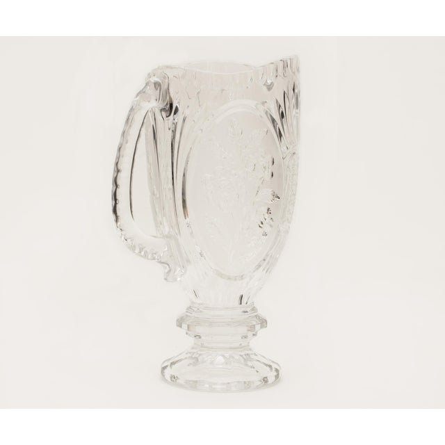 European Crystal Large Vase or Pitcher, 1970s For Sale - Image 4 of 12