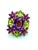 Bochic "Orient" Diamond, Peridot, Amethyst & Tourmaline Ring Set 18K & Silver For Sale - Image 14 of 18
