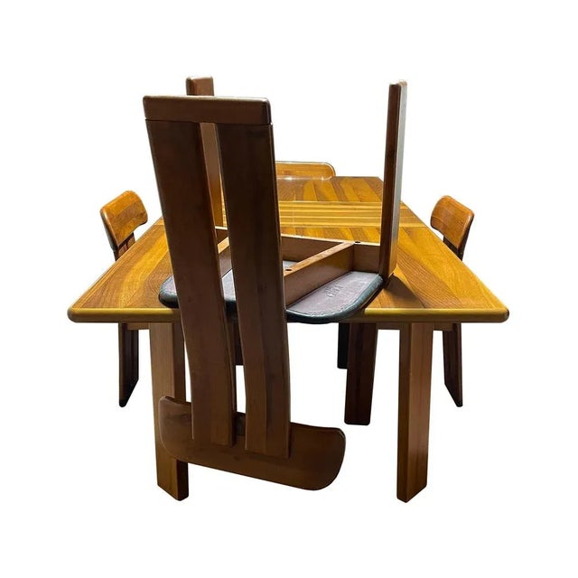 Sapporo Dining Chairs by Mario Marenco for Mobilgirgi, 1970s, Set of 5 For Sale - Image 6 of 10