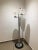 Mid-Century Italian Murano Glass and Steel Floor Lamp, 1969 For Sale - Image 6 of 6