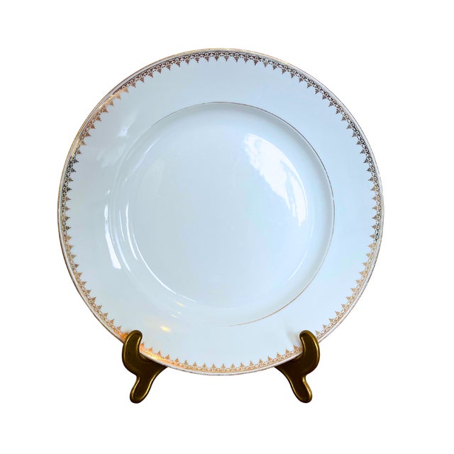 French 1920s Circa 1925 Antique French Limoges Porcelain Dinner Set for 10- 32 Pieces For Sale - Image 3 of 10