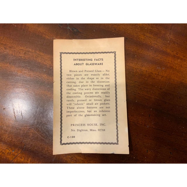 1960s Princess House Glassware Martini Set- 8 Pieces For Sale In New York - Image 6 of 10