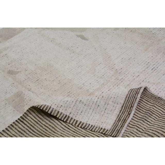 Moroccan Azilal Hand Knotted Wool Rug,8'1"X10' For Sale In New York - Image 6 of 6