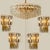 Gilt Brass & Glass Palazzo Pendant Light attributed to J. T. Kalmar for Kalmar, Austria, 1970s For Sale - Image 10 of 18