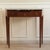 Louis XVI Walnut Console Table with Black Marble Top and Brass Fittings For Sale - Image 11 of 12