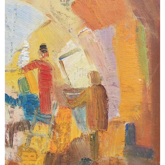 The Life-Drawing Class Painting by M. David, 1960s For Sale - Image 13 of 18