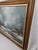 Blue Mid 20th Century Large Signed H. Wood Original Oil Painting of European Winter Village Landscape – Framed For Sale - Image 8 of 16
