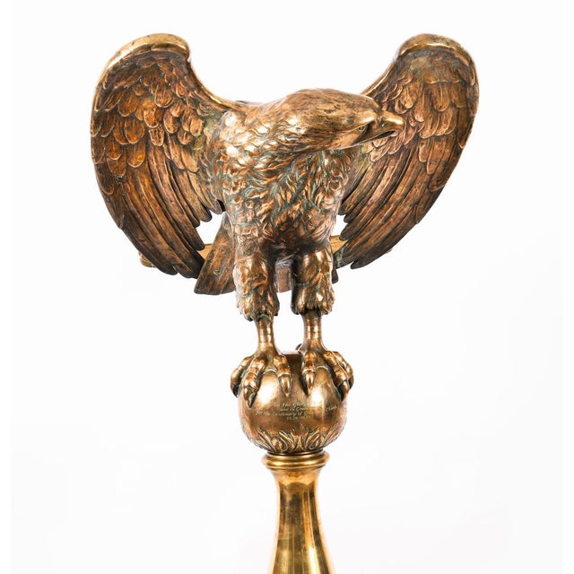 This is an impressive antique brass Victorian ecclesiastical eagle lectern, circa 1890 in date. The 5ft3inch (157cm)...