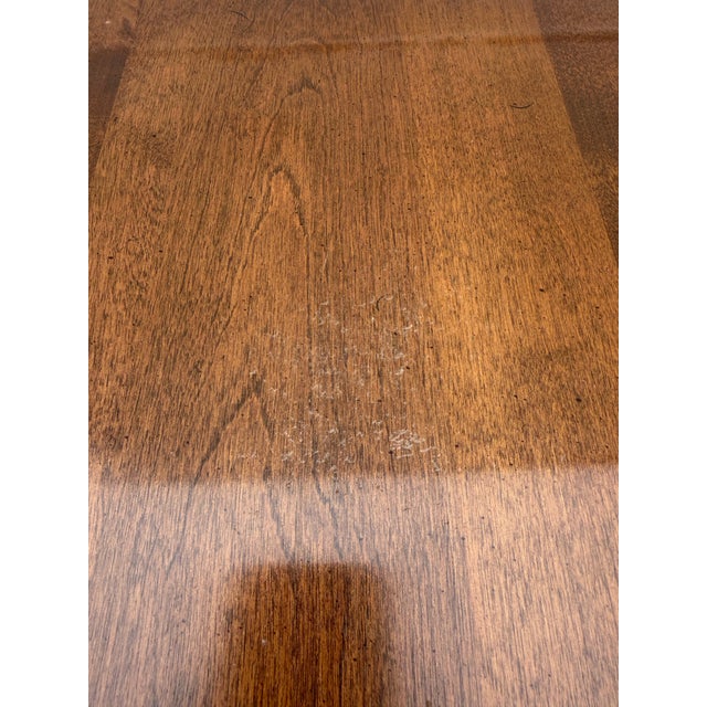 Vintage Ethan Allen Pair of Traditional Style Solid Wood 2 Tier Nightstands Bed Side Tables. For Sale - Image 9 of 12